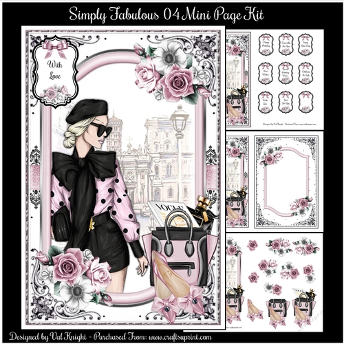 Simply Fabulous 04 Mini Page Kit