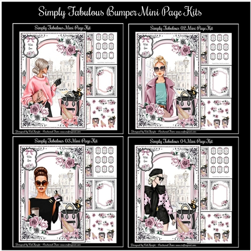 Simply Fabulous Bumper Mini Page Kits