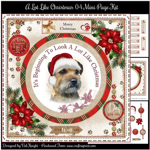 Its Beginning To Look A Lot Like Christmas 04 Mini Page Kit