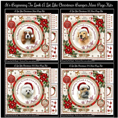 Its Beginning To Look A Lot Like Christmas Bumper Mini Page Kits