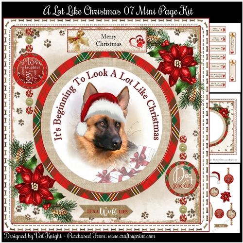 Its Beginning To Look A Lot Like Christmas 07 Mini Page Kit