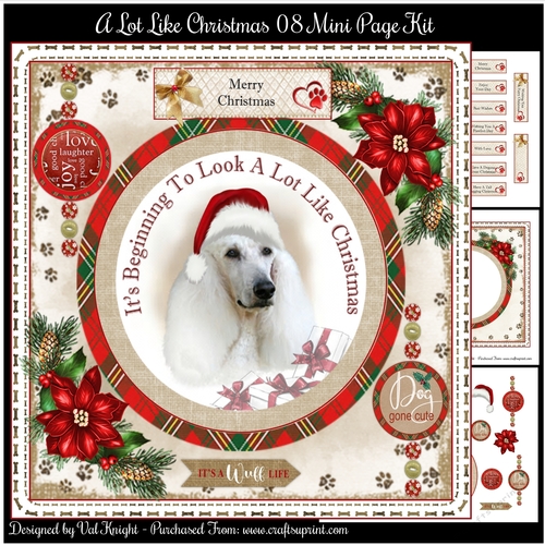 Its Beginning To Look A Lot Like Christmas 08 Mini Page Kit