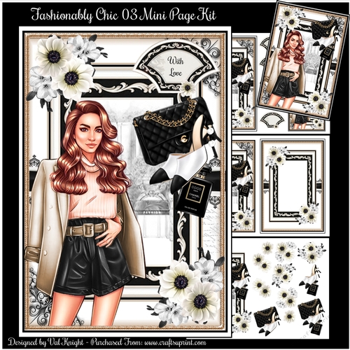 Fashionably Chic 03 Mini Page Kit 