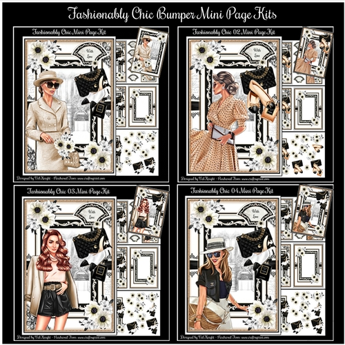 Fashionably Chic Bumper Mini Page Kits