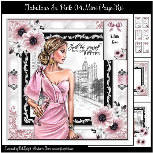 Fabulous In Pink 04 Mini Page Kit 