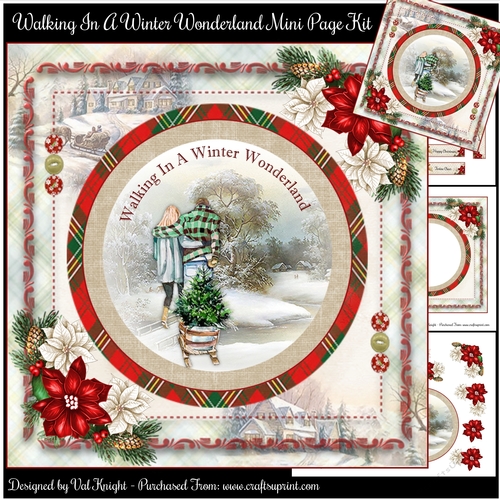 Walking In A Winter Wonderland Mini Page Kit 