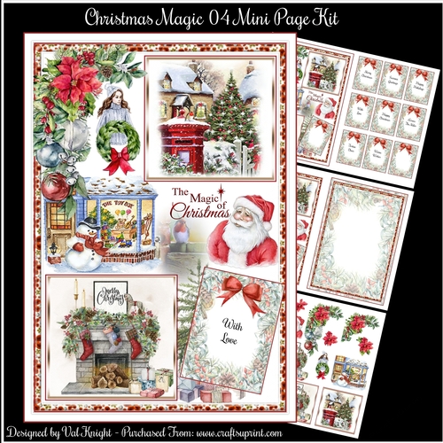 Christmas Magic 04 Mini Page Kit 