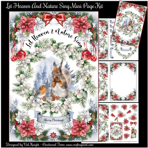 Let Heaven And Nature Sing Mini Page Kit 