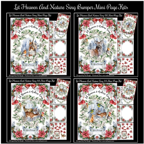 Let Heaven And Nature Sing Bumper Mini Page Kits
