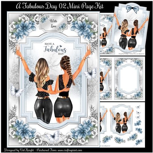 A Fabulous Day 02 Mini Page Kit 