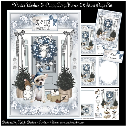 Winter Wishes & Puppy Dog Kisses 02 Mini Page Kit