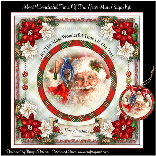 Most Wonderful Time Of The Year Mini Page Kit 