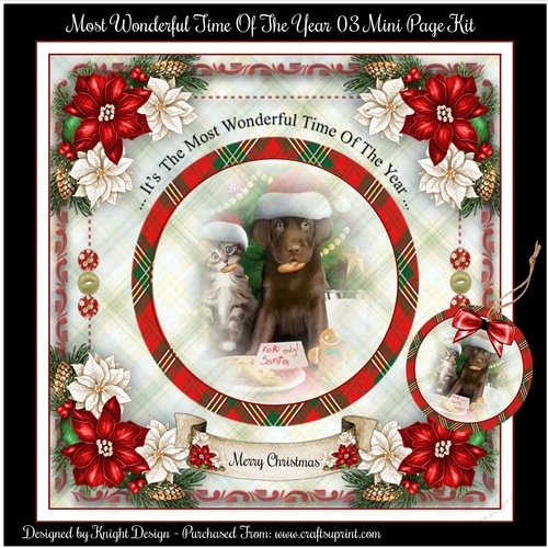 Most Wonderful Time Of The Year 03 Mini Page Kit 