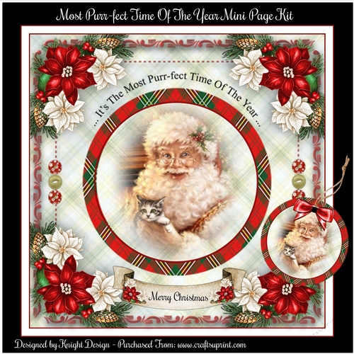Most Purr-fect Time Of The Year Mini Page Kit