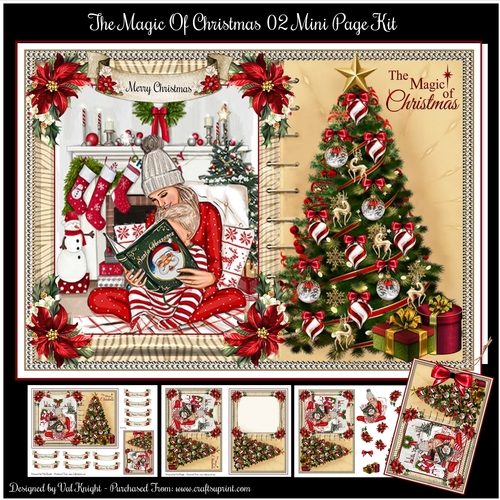 The Magic Of Christmas 02 Mini Page Kit 
