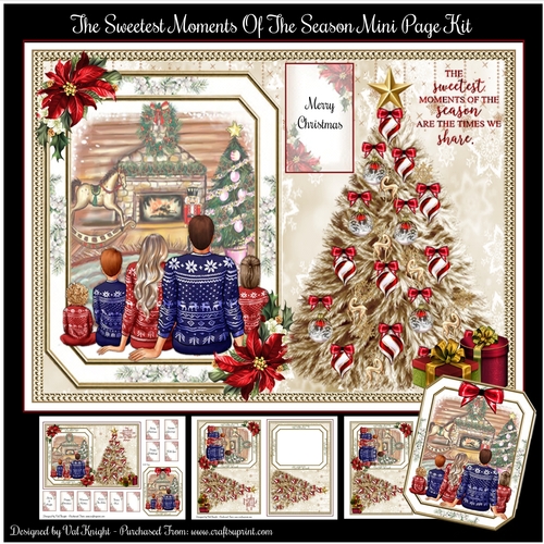 The Sweetest Moments Of The Season Mini Page Kit 