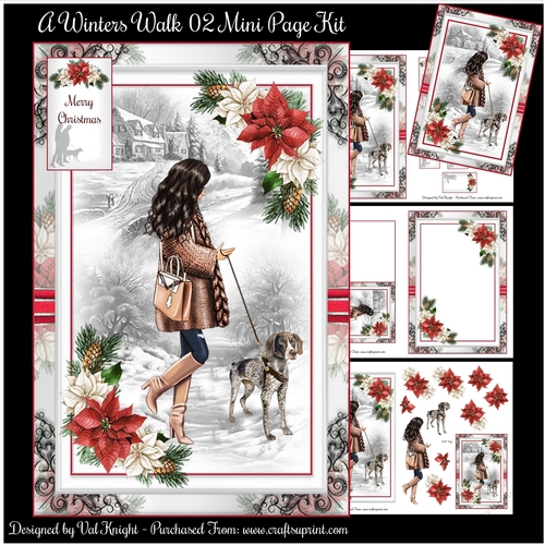 A Winters Walk 02 Mini Page Kit