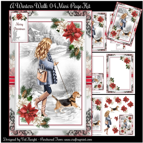 A Winters Walk 04 Mini Page Kit 