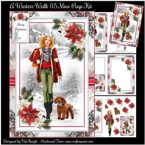 A Winters Walk 05 Mini Page Kit 