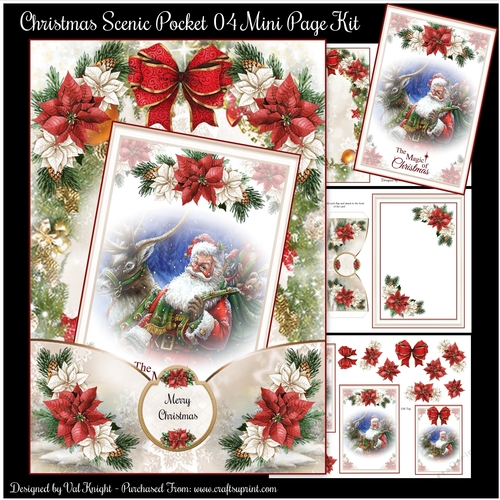 Christmas Scenic Pocket 04 Mini Page Kit