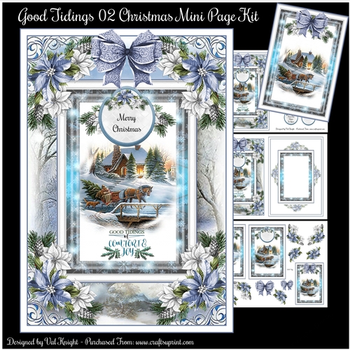 Good Tidings 02 Christmas Mini Page Kit 