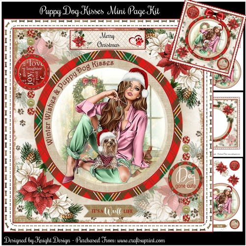 Puppy Dog Kisses Mini Page Kit