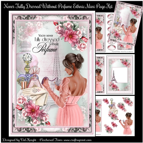 Never Fully Dressed Without Perfume Ethnic Mini Page Kit