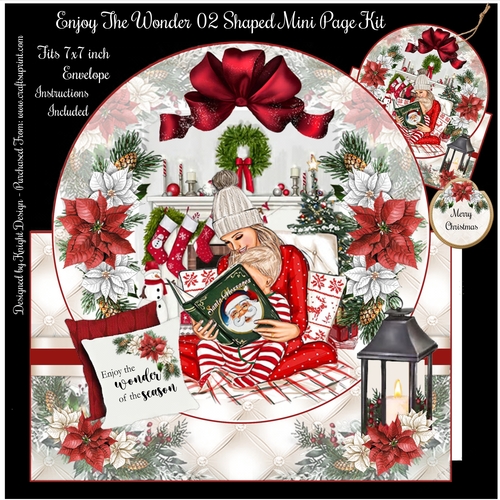 Enjoy The Wonder 02 Shaped Mini Page Kit