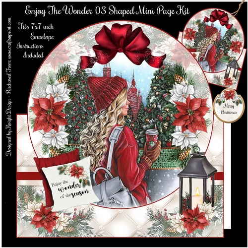Enjoy The Wonder 03 Shaped Mini Page Kit