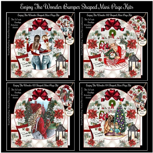 Enjoy The Wonder Bumper Shaped Mini Page Kits 