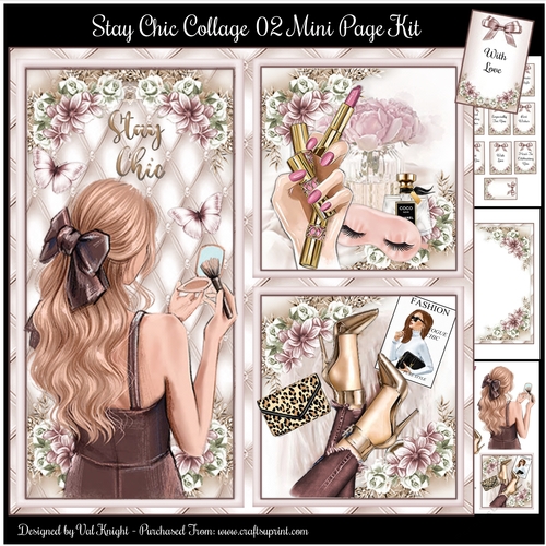 Stay Chic Collage 02 Mini Page Kit 