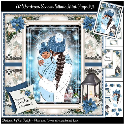A Wondrous Season Ethnic Mini Page Kit 