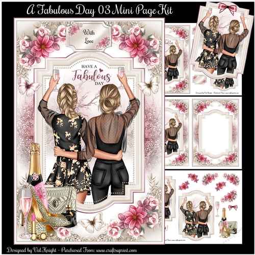 A Fabulous Day 03 Mini Page Kit 