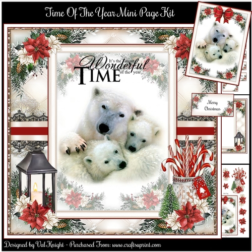 Time Of The Year Mini Page Kit 