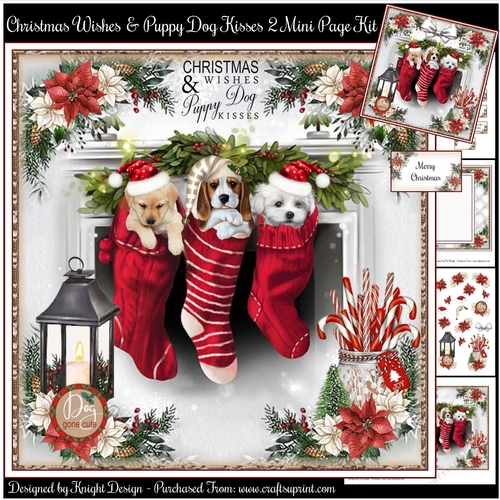Christmas Wishes & Puppy Dog Kisses 02 Mini Page Kit 