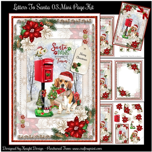 Letters To Santa 03 Mini Page Kit 