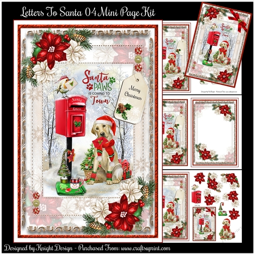 Letters To Santa 04 Mini Page Kit 