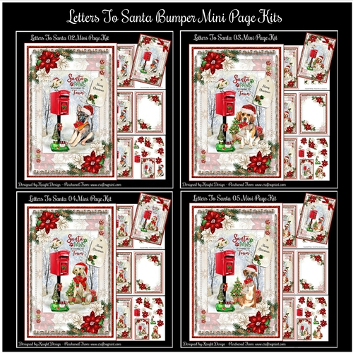 Letters To Santa Bumper Mini Page Kits