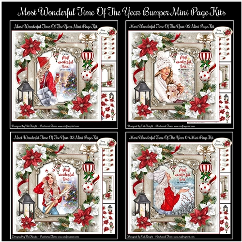 Most Wonderful Time Of The Year Bumper Mini Page Kits