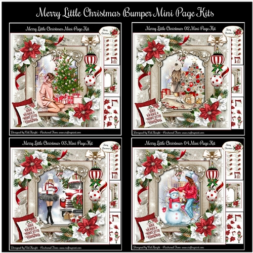 Merry Little Christmas Bumper Mini Page Kits