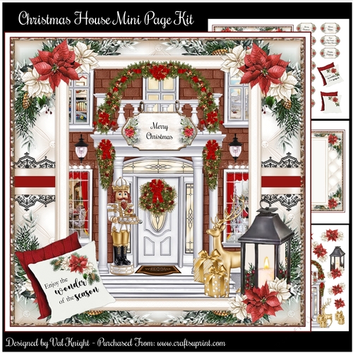 Christmas House Mini Page Kit 