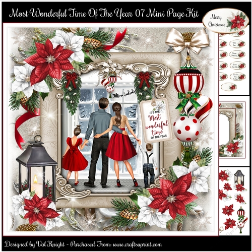 Most Wonderful Time Of The Year 07 Mini Page Kit