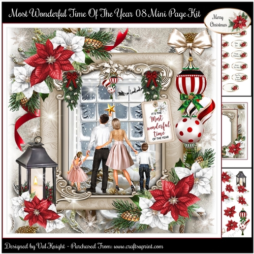 Most Wonderful Time Of The Year 08 Mini Page Kit