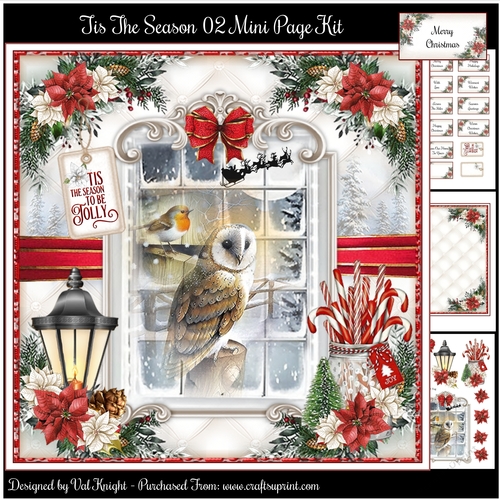 Tis The Season 02 Mini Page Kit 