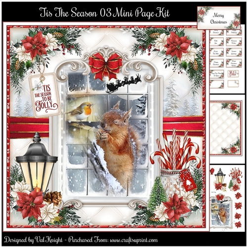 Tis The Season 03 Mini Page Kit 