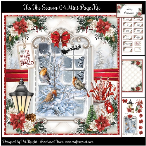 Tis The Season 04 Mini Page Kit 