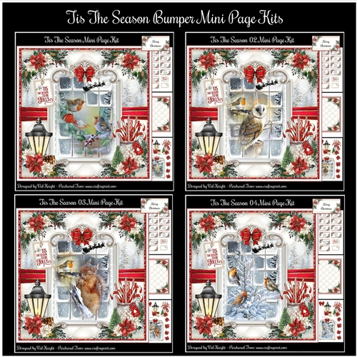 Tis The Season Bumper Mini Page Kits