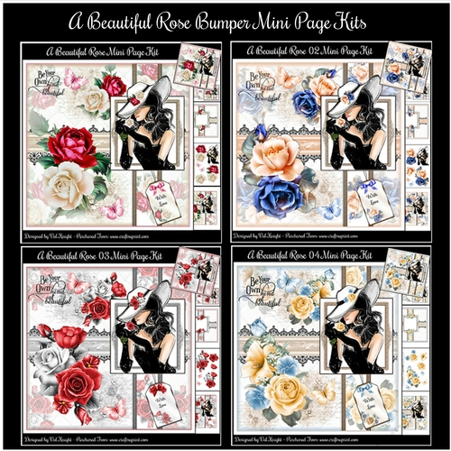 A Beautiful Rose Bumper Mini Page Kits