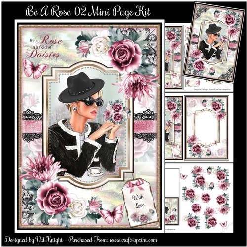 Be A Rose 02 Mini Page Kit