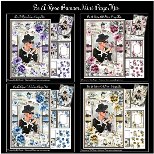 Be A Rose Bumper Mini Page Kits